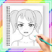 How to Draw Manga Face | Female Character
