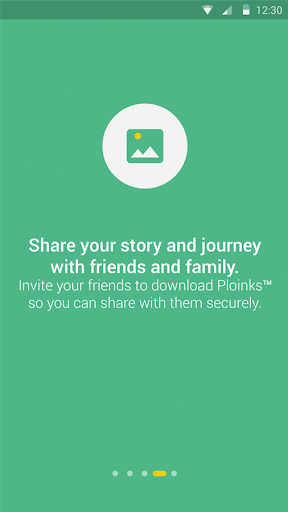 PLOINKS peer to peer messaging Screen 2