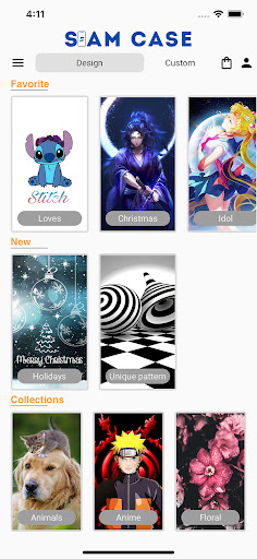 Android application SiamCase screenshort