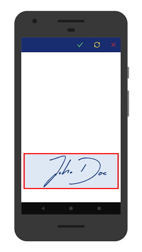 aStepOverSigner Screen 2