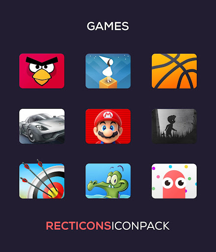 Recticons - Pack d'icônes