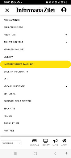 Stiri Informatia Zilei Screen 2