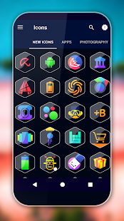 Oranux - екранна снимка на пакет с икони