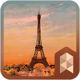 Eiffel Tower at Sunset Theme icon