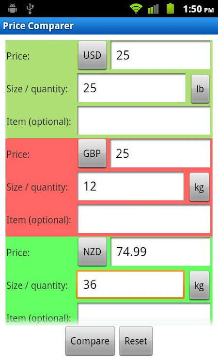 Price Comparer - 1.3 - (Android)