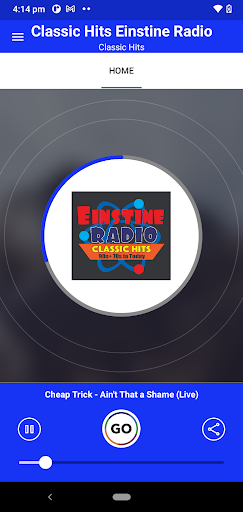 Android application Classic Hits Einstine Radio screenshort