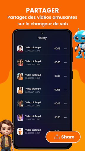 Changer voix et effets vidéo screenshot 6