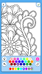 Mandala coloring book adults