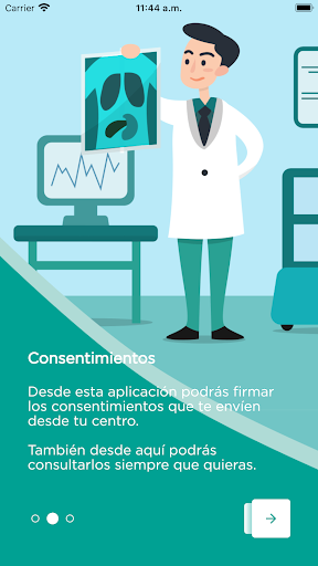 Fisiomap Consents Screen 2