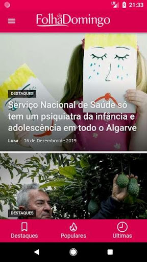 Folha do Domingo Screen 3