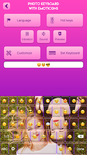 Photo Keyboard with Emoticons For PC installation