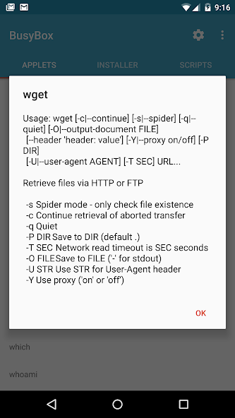 BusyBox for Android banner