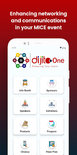 Android application Dijito One (Make GREAT events) screenshort