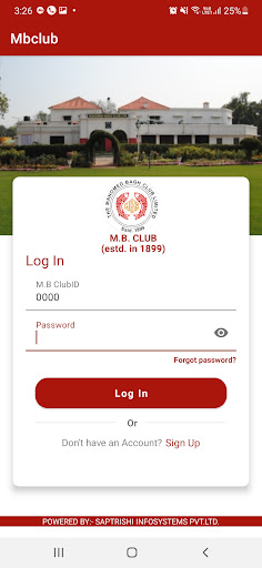 Android application M.B. Club screenshort