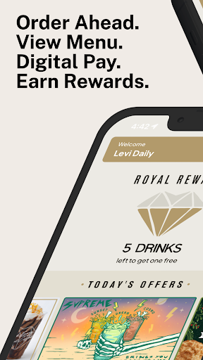 Android application Royal Coffee Roasting screenshort