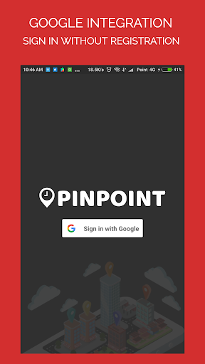 Android application Pin Point - Geo Attendance Che screenshort