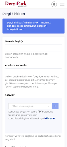 DergiPark Akademik Screen 3