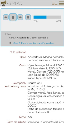 GRABACIONES SONORAS - Bibliote Screen 3