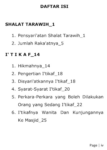 Tarawih, Itikaf Lailatul Qadar Screen 2