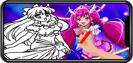 Glitter Force Coloring