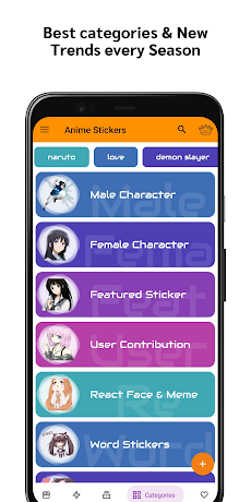 Anime Stickers For WhatsAppのおすすめ画像3