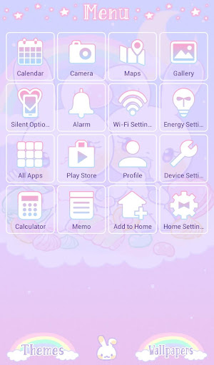 Cute Dreamy Rabbit +HOME Screen 2