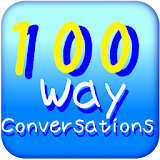 How to 100 of conversation icon