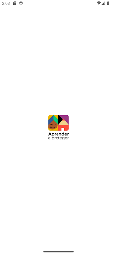 Android application Aprender a Proteger screenshort