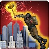Hammer Superhero: Thunder Storm City Crime Battle icon