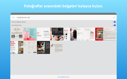 Adobe Scan: PDF Tarayıcı, OCR Screenshot