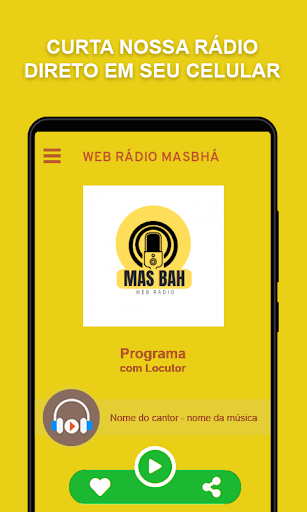WEB RÁDIO MASBHÁ Screen 2