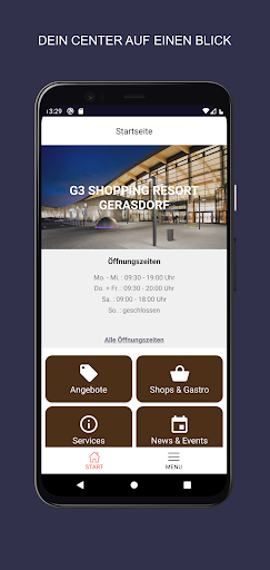Android application G3 Shopping Resort Gerasdorf screenshort