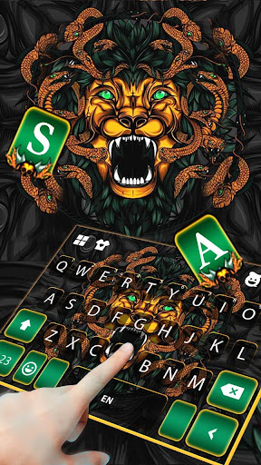 Horror Snake Lion Keyboard The Screen 3
