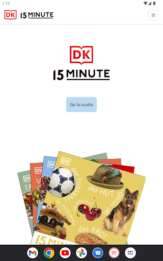Screenshot of DK 15 Minute Language Course