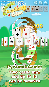3D Pyramid Matching Game