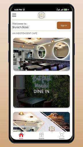 Android application Brunch Base screenshort