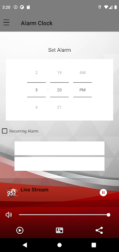 Android application I95.5FM screenshort