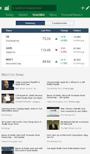 MSN Money- Stock Quotes & News Screenshot