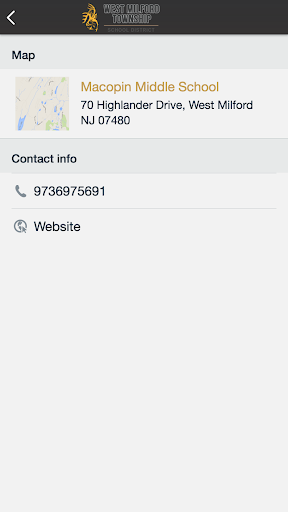 West Milford Township SD Screen 2