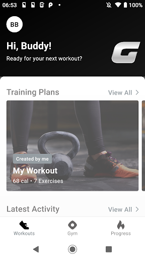 Android application GYM-24 Club App screenshort