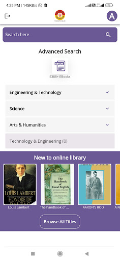 Android application Wordsmith Library screenshort