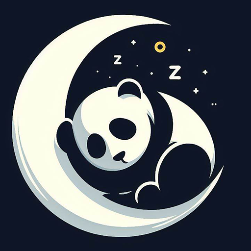 Sleepy Baby Panda: White Noise Logo