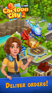 Cartoon city 2 farm town story Mod Apk v3.12 (Unlimited Money) For Android 5