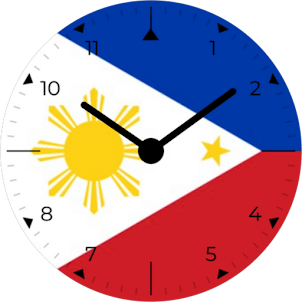 Philippines Analog Watch Face
