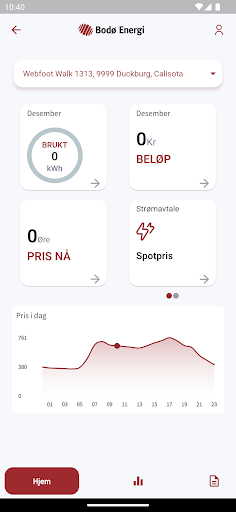 Android application Bodø Energi screenshort