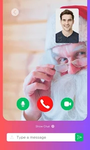 Video Call Chat Santa Claus