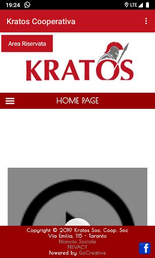 Android application Kratos Cooperativa screenshort