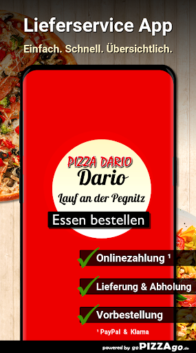 Android application Pizza Dario Lauf an der Pegnit screenshort