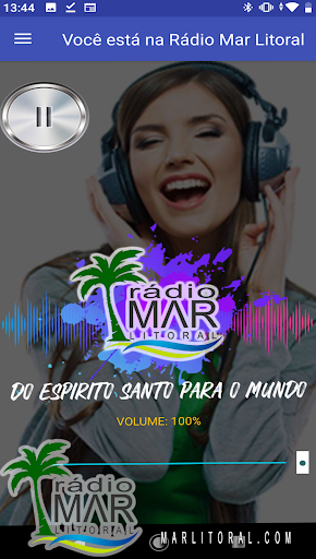 Android application Rádio Mar Litoral screenshort