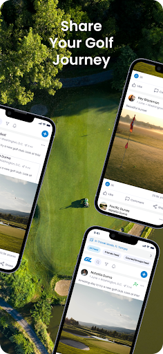 Screenshot of GolfLync Social Golf Community
